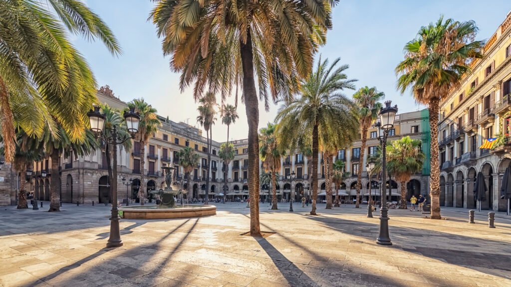 Barcelona city in the daytime, Spain